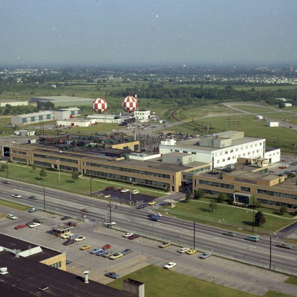 1973 Calspan Genesee St Complex, Aerial, Color
